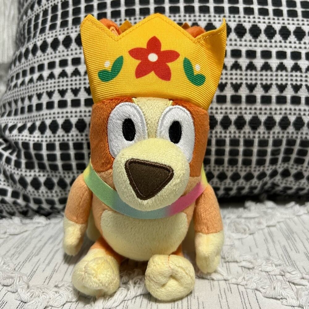 Bluey Queen Bingo Plush Approximately 6.5 “
